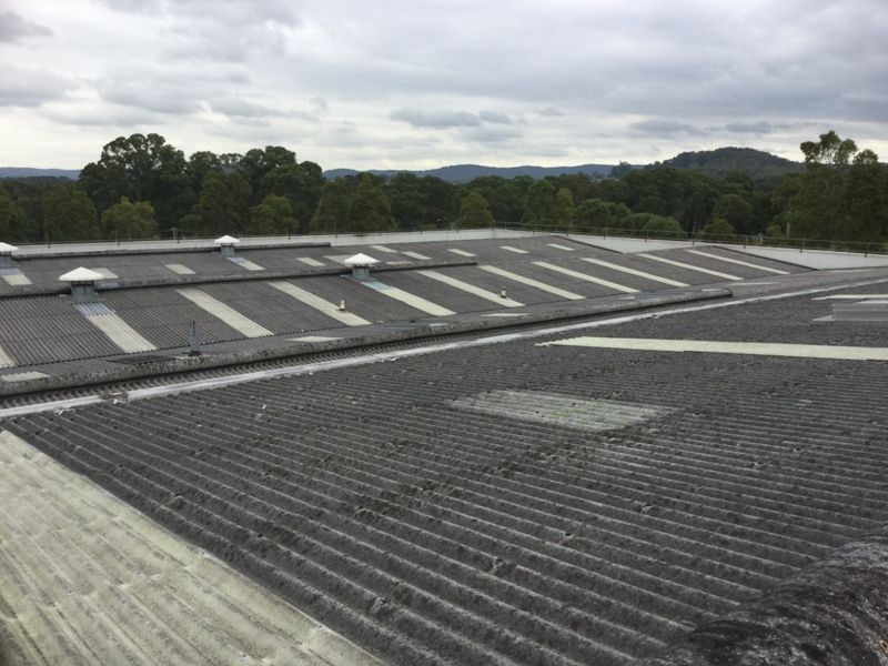 Asbestos Re Roofing Project Before Asbestos Re Roofing Project Before