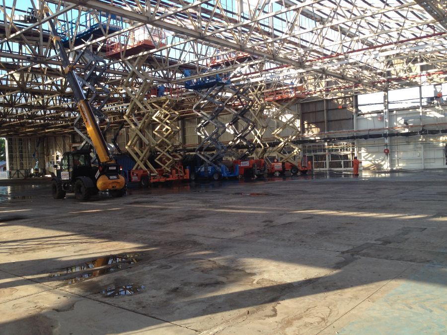 Bankstown Airport Re Clad Of Roof Bankstown Airport Re Clad Of Roof